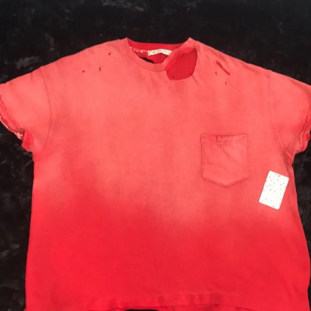 Free People Lucky Distressed Tee. XS, S - Picture 3 of 8